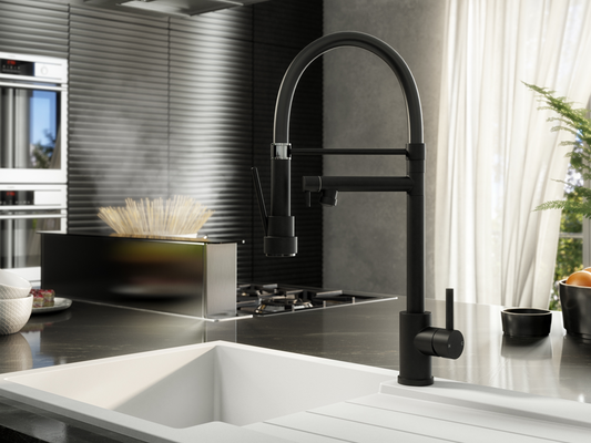 Pai Kitchen Sink Mixer with Smooth Rubber Hose and Flexi Spray - 4 Colour Options