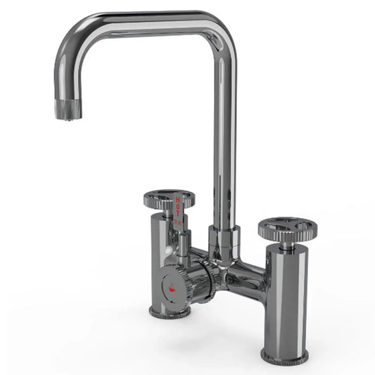 Viwanda Traditional Style 3 in 1 Hot Water Kitchen Tap - Chrome