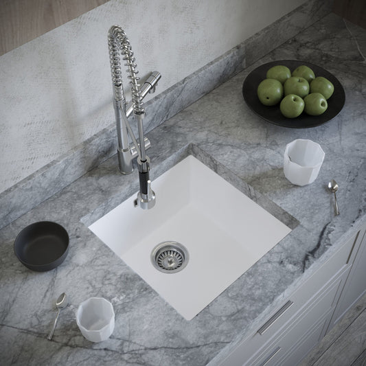 Ellsi Comite Inset/Undermount Granite Single Bowl Kitchen Sink