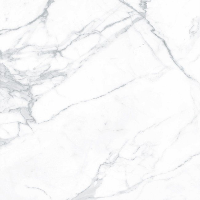 A Close Up Image of House Beautiful Calacatta Marble Self-adhesive Glass Splashback