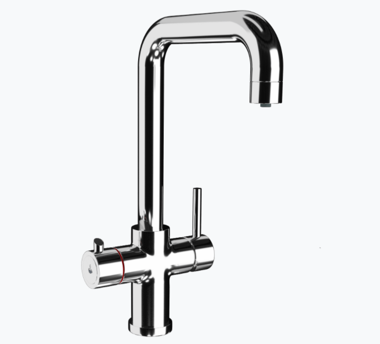 Paila 3 In 1 Boiling Water Tap with Boiler and Filter - Chrome