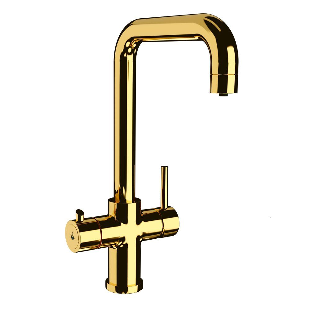 Paila 3 In 1 Boiling Water Tap with Boiler and Filter - Gold