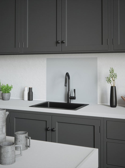 House Beautiful Splashback - Platino Glass