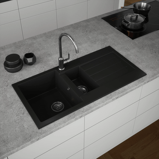Poho 1.5 Inset Reversible Comite Kitchen Sink - In 3 Colours